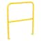 Vestil Steel Pipe Safety Railing with Welded Baseplate 3 Ft. Length Yellow VDKR-3-BP-YL - alternate 1